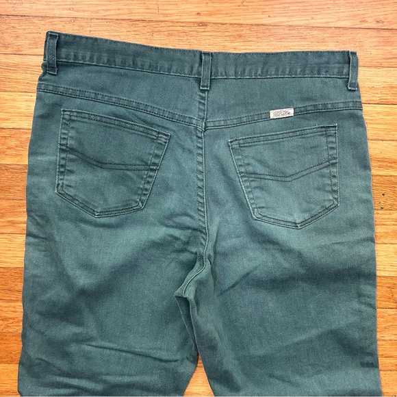 Vintage 70s 80s Sheplers Forest Green Jeans Men’s 36 Fits 34 Cowboy Boot Cut - Picture 5 of 7